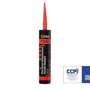 FAS Fire Door Intumescent Acrylic Sealant 310ml orange